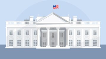 sketch of White House