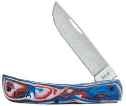 Case Sodbuster in red, white, and blue.